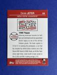2008 Topps Derek Jeter Trading Card TCH50