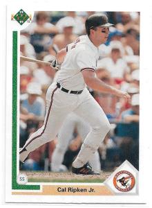 1991 Upper Deck Cal Ripken Jr. Baseball Card
