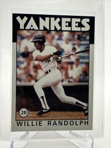 1986 Topps Willie Randolph Baseball Card #455