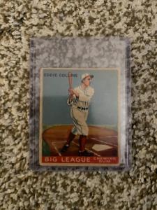 1933 Goudey Eddie Collins #42 Baseball Card