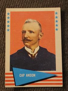 1961 Cap Anson Fleer Baseball Greats Card