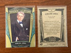 Kenesaw Landis 2015 Upper Deck Card #46