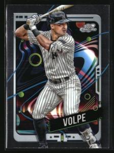 2024 Topps Chrome Cosmic Anthony Volpe Yankees Card