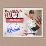 Jorge Posada 2019 Topps Brooklyn Autograph Card