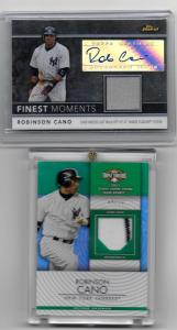 Robinson Cano 2011 Finest Moments Auto Relic