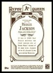 Reggie Jackson 2012 Topps Gypsy Queen #294 Card