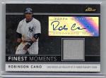 Robinson Cano 2011 Finest Moments Auto Relic