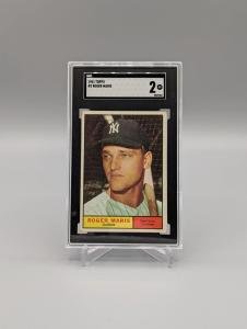 1961 Topps Roger Maris #2 Yankees Card