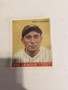 Tony Lazzeri Goudey Reprint Big League Chew #31