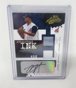 2005 Donruss Playoff CC Sabathia Autographed Card