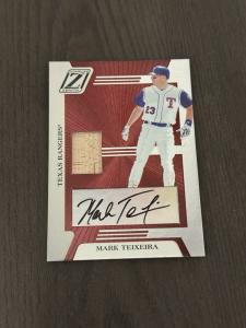 2005 Donruss Zenith Mark Teixeira Auto #ZB-99