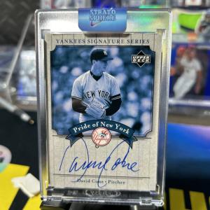 David Cone 2003 Yankees Autographed Card