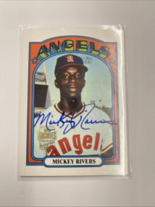 2001 Topps Archives Mickey Rivers Autograph #134
