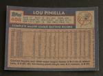 1984 Topps Lou Piniella Yankees Baseball Card #408
