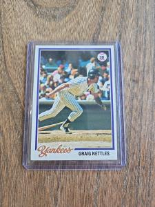 1978 Topps Bucky Dent Yankees Baseball Card