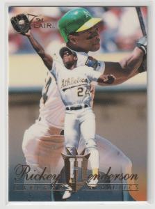 1994 Fleer Flair Rickey Henderson #334 Oakland A's