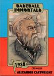 Alexander Cartwright 1980 New York Knickerbockers Card