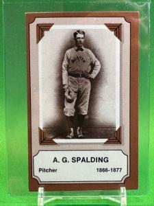 1975 Fleer A.G. Spalding Baseball Patch Card