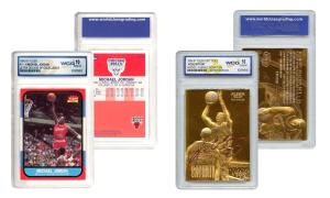 Kobe Bryant Gold & Michael Jordan Rookie Card Set