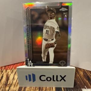 2025 Topps Chrome Roki Sasaki RC Sepia Refractor