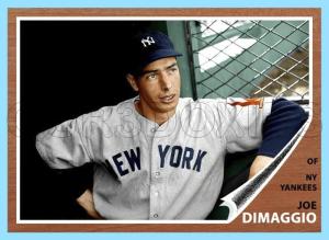 Joe DiMaggio Custom Art Card - Yankees