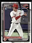 Tyson Lewis Cincinnati Reds 2024 Bowman Draft 5 Cards