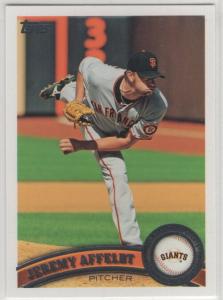 2011 Topps San Francisco Giants Team Card Set