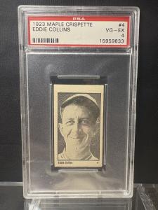 1925 Maple Crispette Eddie Collins #4 Card