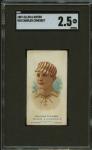 1887 N28 Allen & Ginter Charles Comiskey Baseball Card