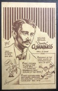 William Arthur Candy Cummings Baseball Card 1979