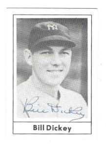 Bill Dickey Autographed 1978 Yankees Grand Slam Card