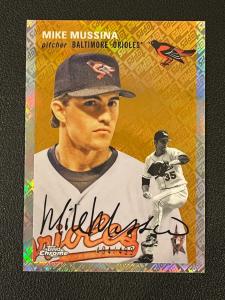 Mike Mussina 2023 Topps Chrome Logo Refractor /499