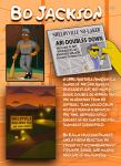 Bo Jackson Simpsons Softball Team Custom Card