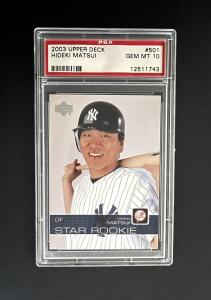 Hideki Matsui 2003 Upper Deck Rookie PSA 10