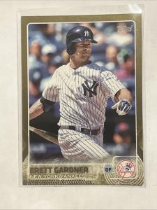 2015 Topps Brett Gardner #21 Gold Card