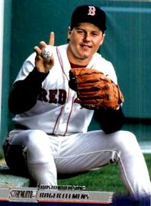 2014 Stadium Club Roger Clemens Boston Red Sox