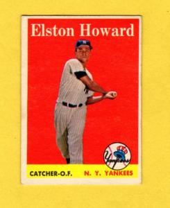 1958 Topps Elston Howard Yankees Baseball Card