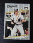 1989 Fleer Will Clark #325 San Francisco Giants