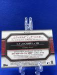 2015 Topps All-Star Stitches Gold DJ LeMahieu #/50