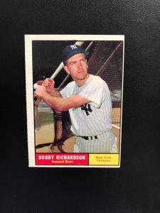 1961 Topps Bobby Richardson Yankees Card