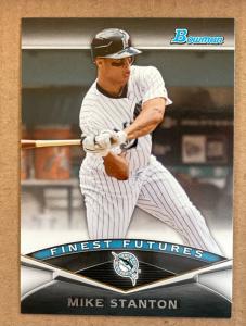 Mike Stanton 2011 Bowman Finest Futures Card