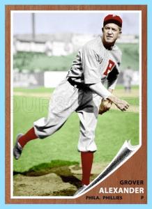 Grover Alexander Baseball Trading Card ACEO Art