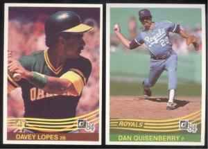 Buy 1, Get 1 Free 1984 Donruss Baseball Cards