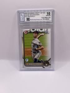 Jacob Misiorowski 2022 Bowman Draft Gem Mint 10