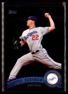 2011 Topps Clayton Kershaw Black Border Card
