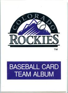 Colorado Rockies Baseball Card Collectors Album