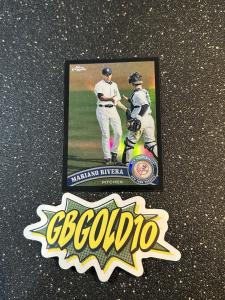 2011 Topps Chrome Mariano Rivera Black Refractor /100