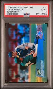 2000 Topps Stadium Club Jorge Posada Chrome Refractor