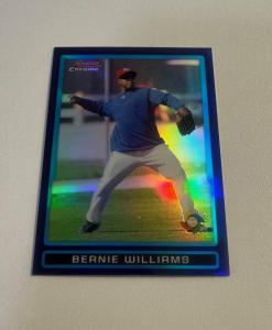 Bernie Williams 2009 Bowman Draft Purple Refractor