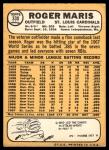1968 Topps Roger Maris St. Louis Cardinals #330